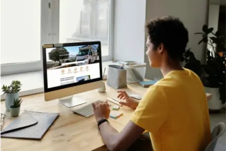 WordPress Webdesign website Rentac mob