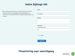 Webbureau IFRA online doneren Foundation Hosmus